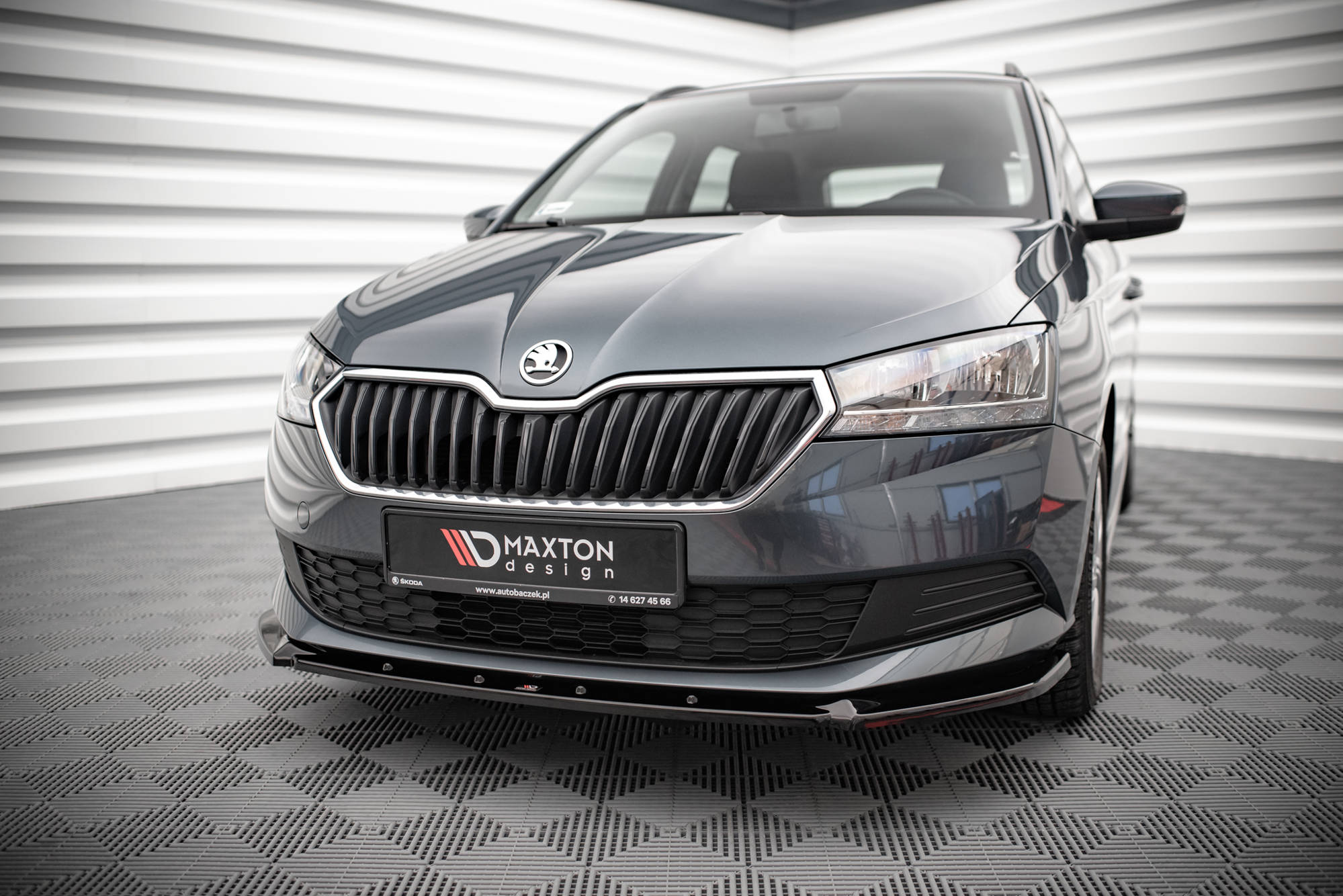 Front splitter skoda fabia mk3 facelift