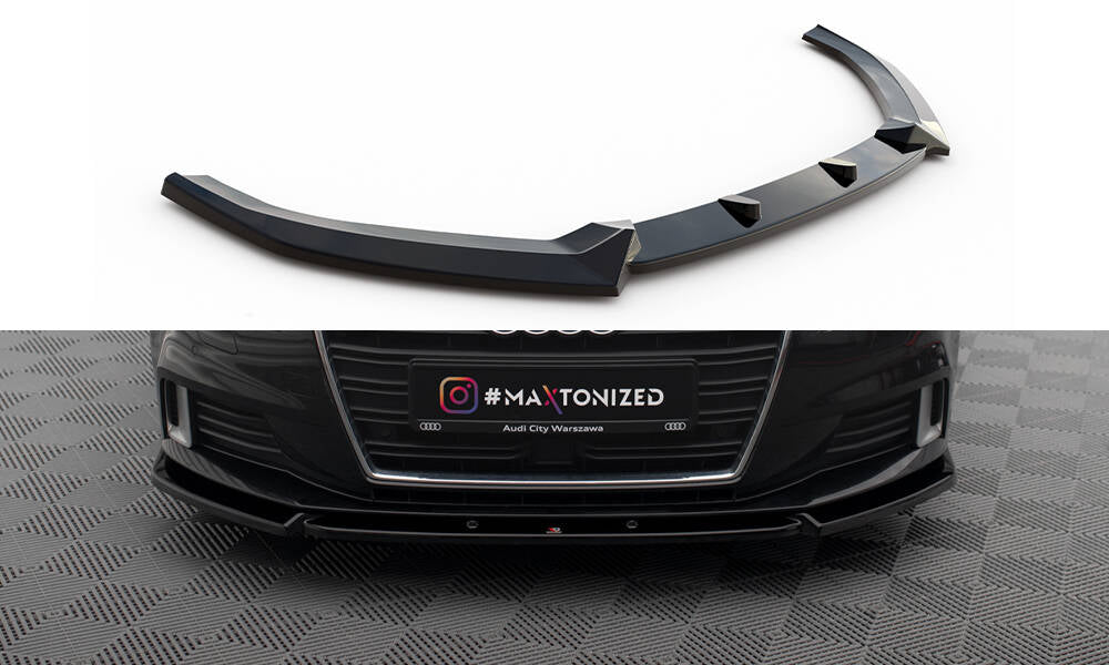 Front splitter v.1 audi a3 sportback 8v facelift