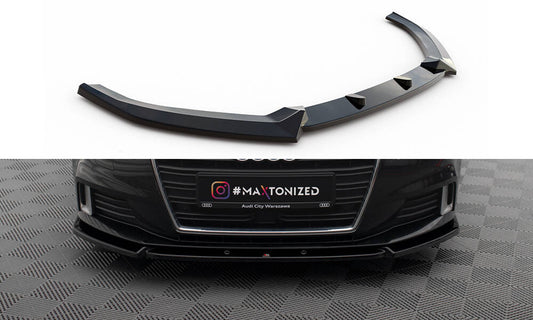 Front splitter v.1 audi a3 sportback 8v facelift