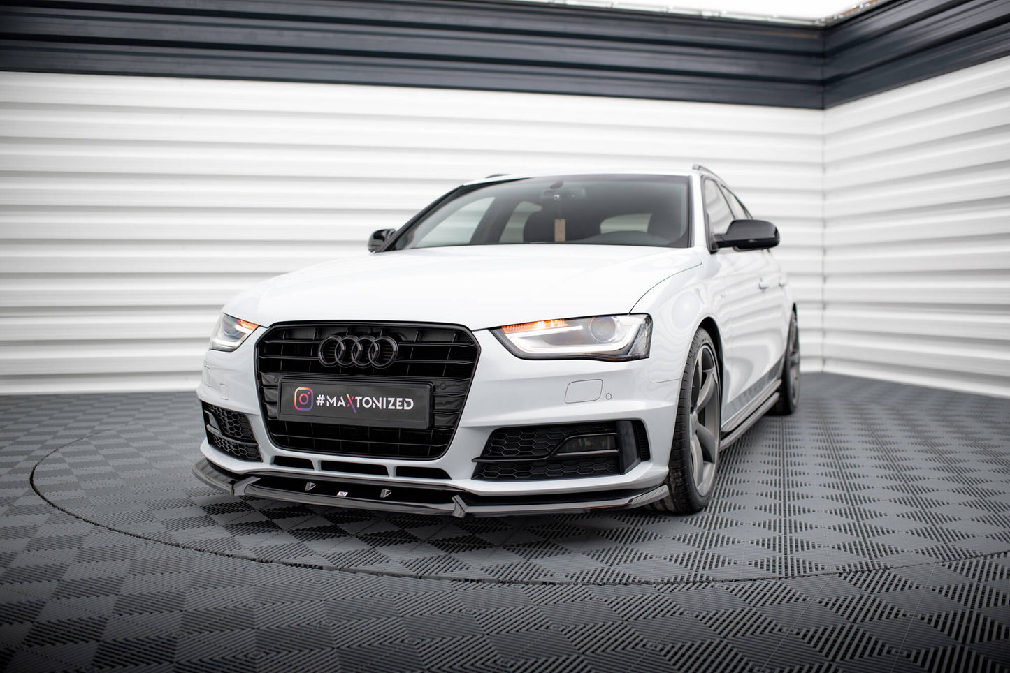 Front splitter v.1 audi a4 competition b8 facelift