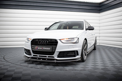 Front splitter v.1 audi a4 competition b8 facelift