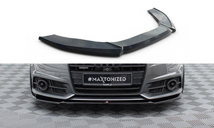 Front splitter v.1 audi a6 / a6 c7 s-line/ s6 c7 facelift