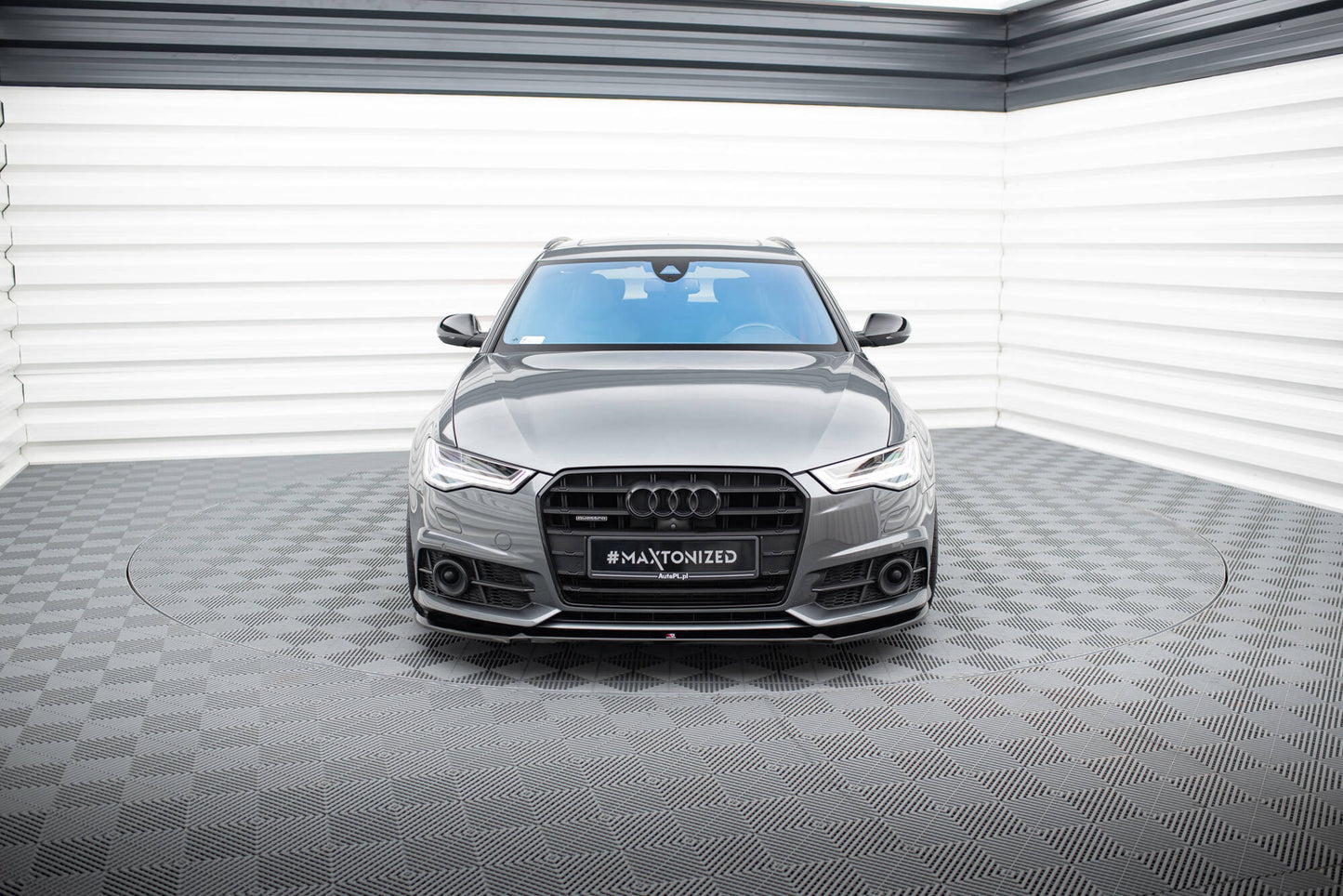Front splitter v.1 audi a6 / a6 c7 s-line/ s6 c7 facelift