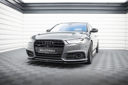 Front splitter v.1 audi a6 / a6 c7 s-line/ s6 c7 facelift