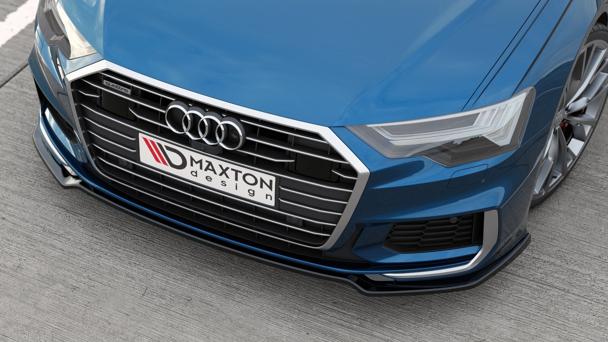 Front splitter v.1 audi a6 s-line / s6 c8 / c8 facelift