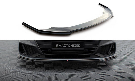 Front splitter v.1 audi a7 s-line c8 / s7 c8 / c8 facelift / s7 facelift