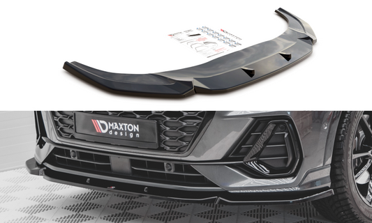 Front splitter v.1 audi q3 sportback s-line