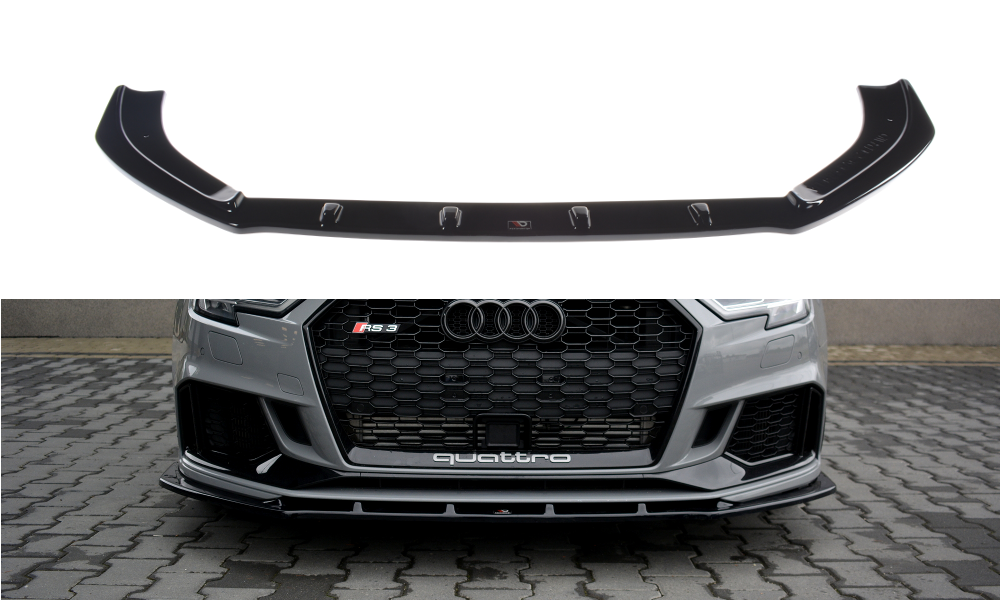 Front splitter v.1 audi rs3 8v fl sedan
