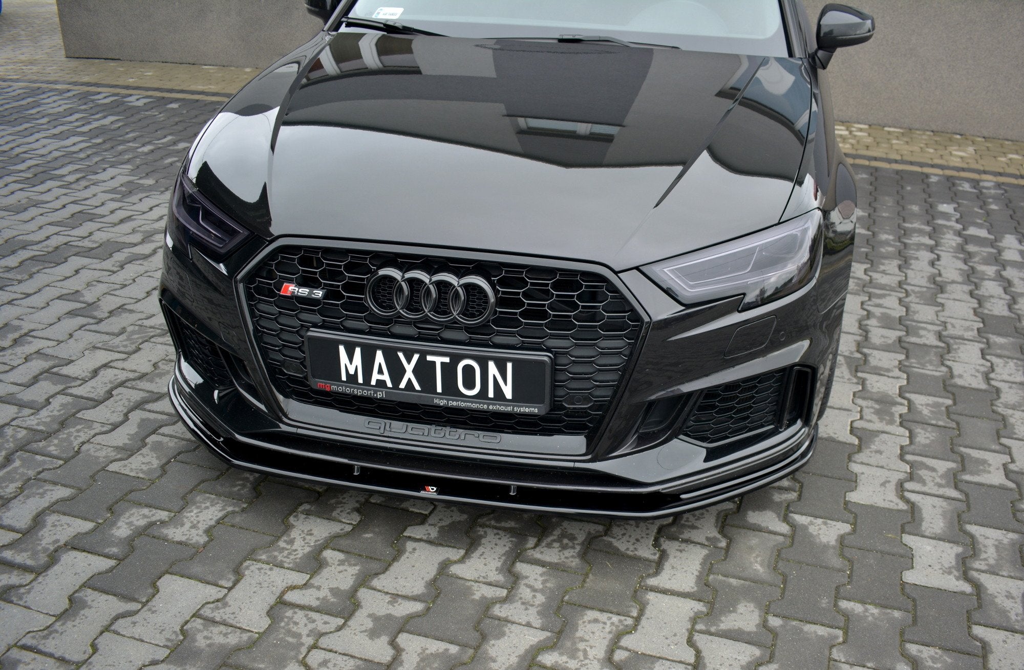 Front splitter v.1 audi rs3 8v fl sportback