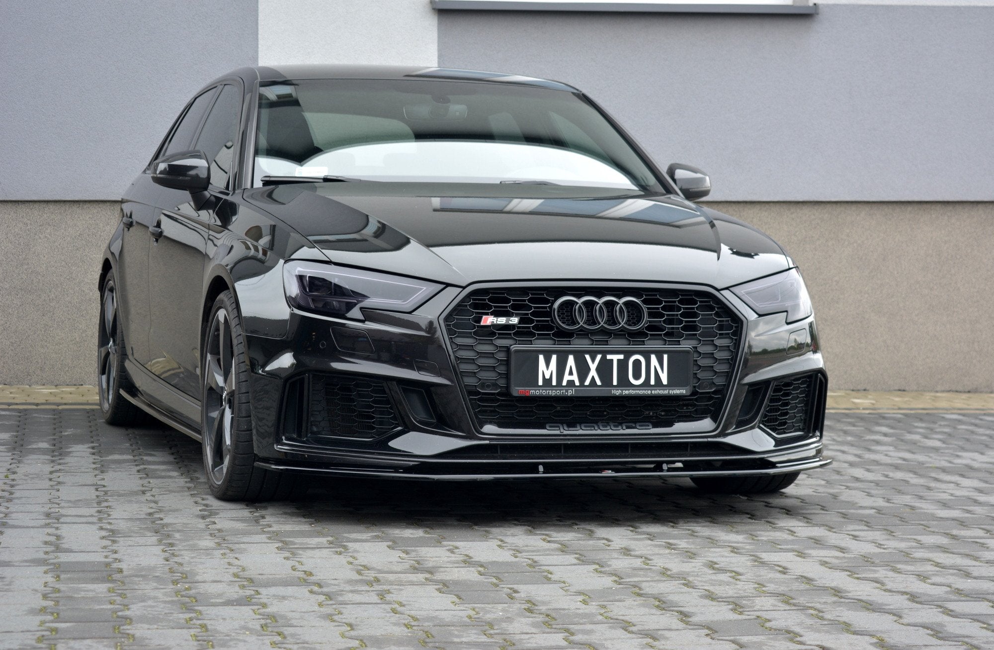 Front splitter v.1 audi rs3 8v fl sportback