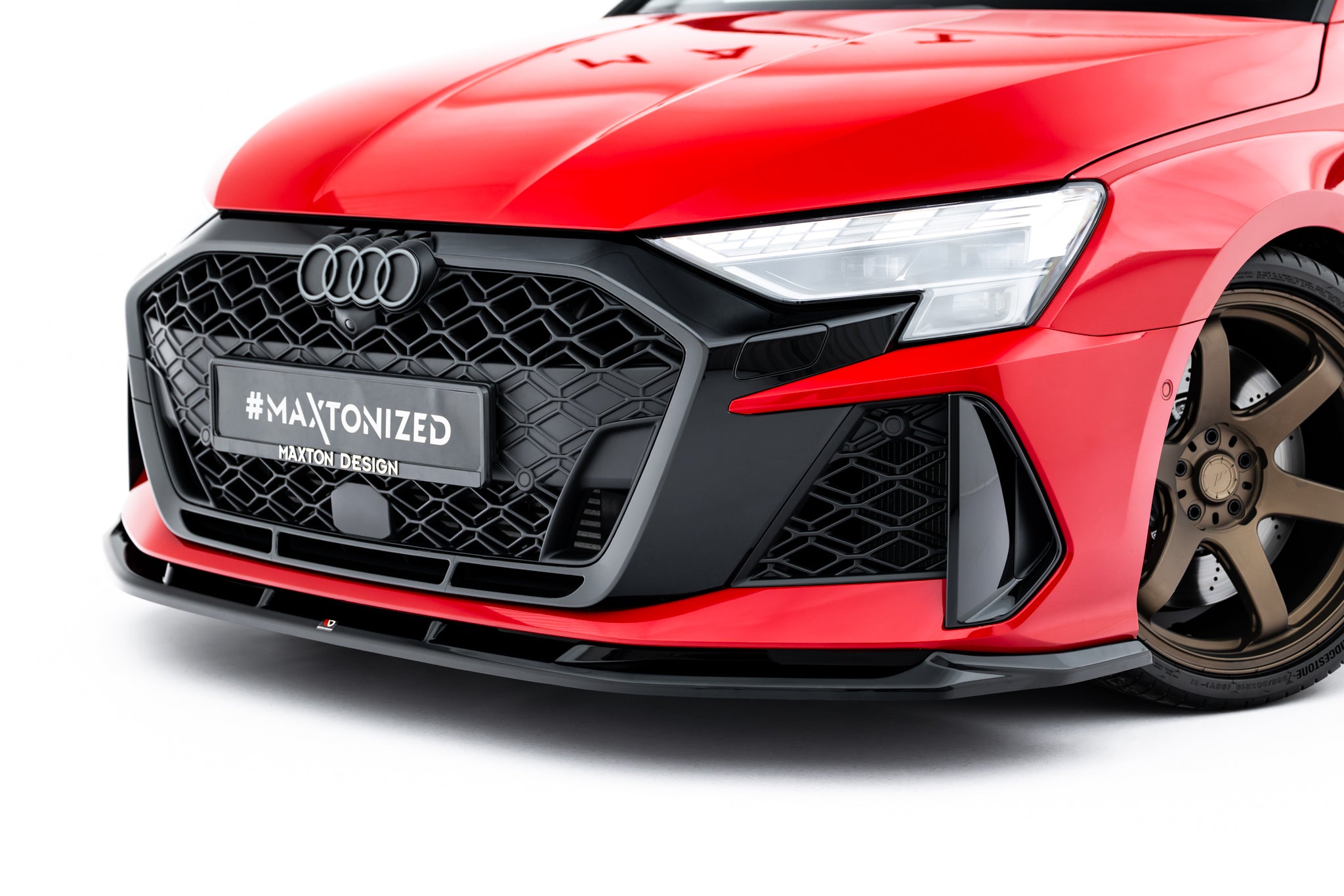 Front splitter v.1 audi rs3 sedan 8y facelift
