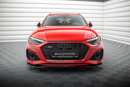 Front splitter v.1 audi rs4 b9 facelift