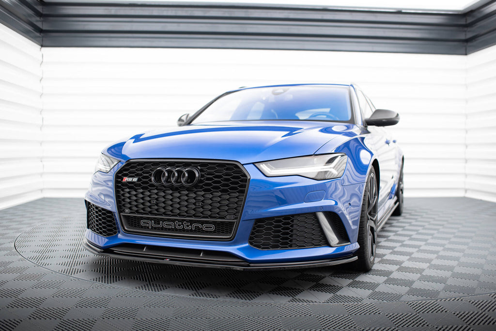 Front splitter v.1 audi rs6 c7 / c7 facelift