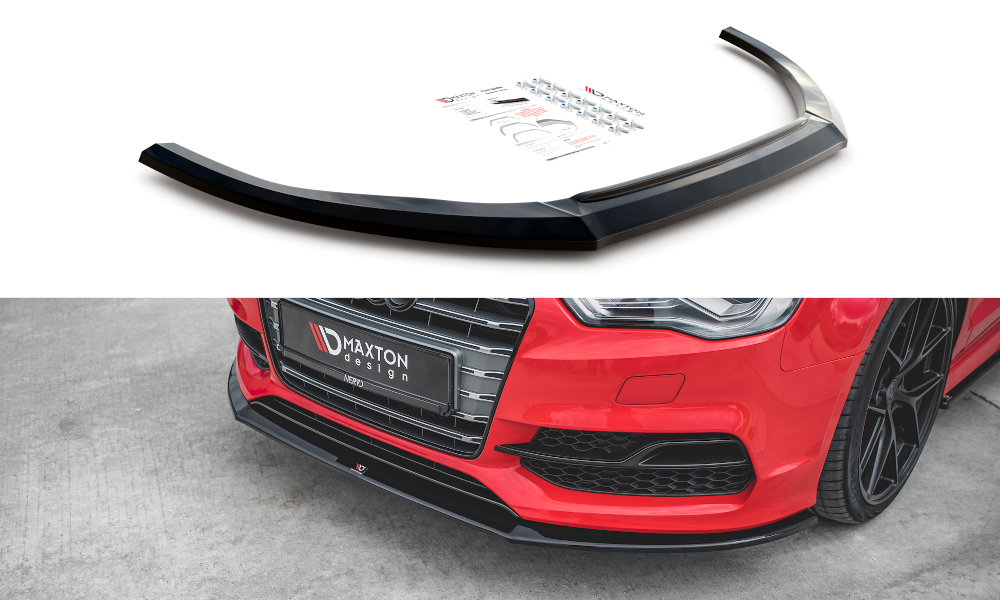 Front splitter v.1 audi s3 / a3 s-line 8v sedan / cabrio