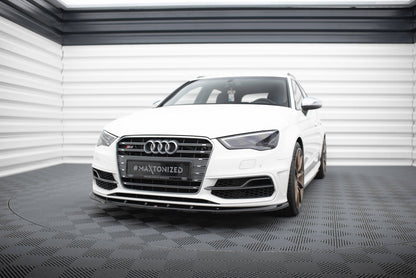 Front splitter v.1 audi s3 / a3 s-line sportback / hatchback 8v