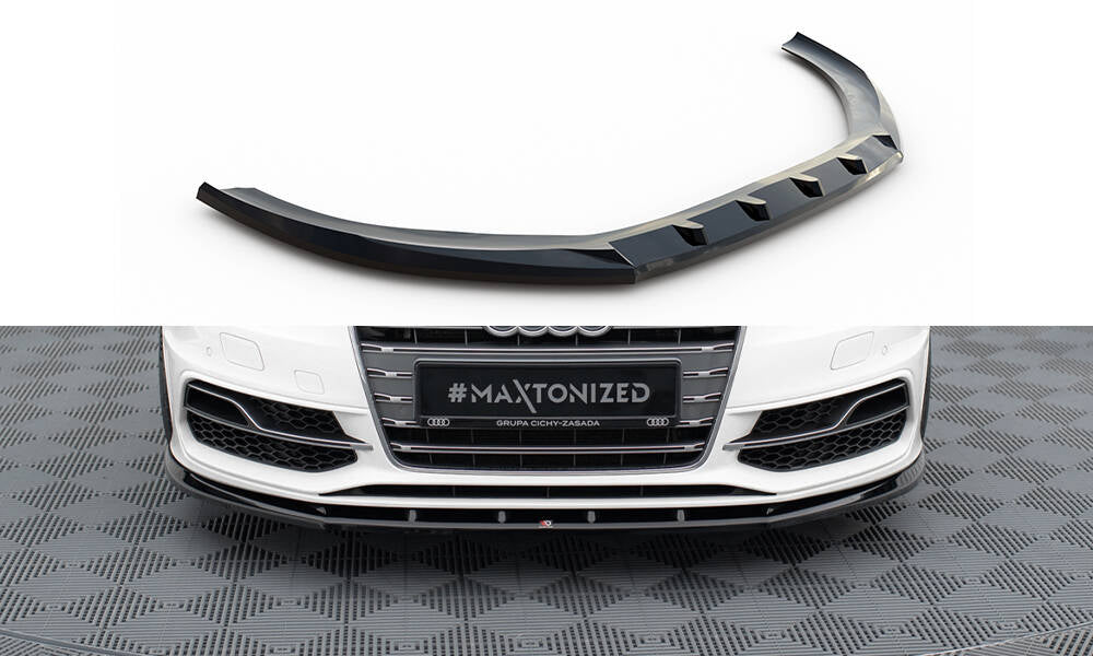 Front splitter v.1 audi s3 / a3 s-line sportback / hatchback 8v
