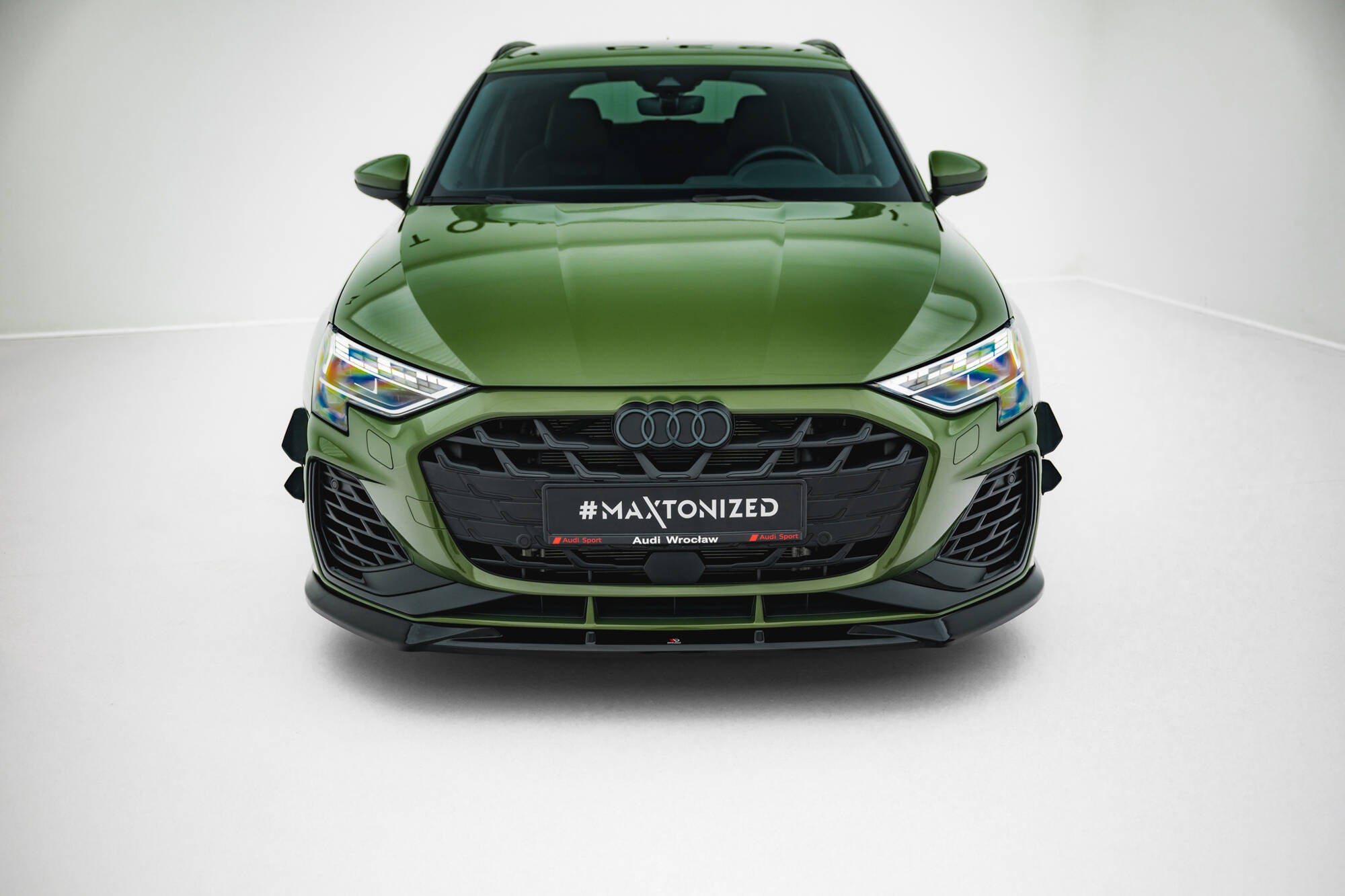 Front splitter v.1 audi s3 sportback / a3 s-line sportback  8y facelift