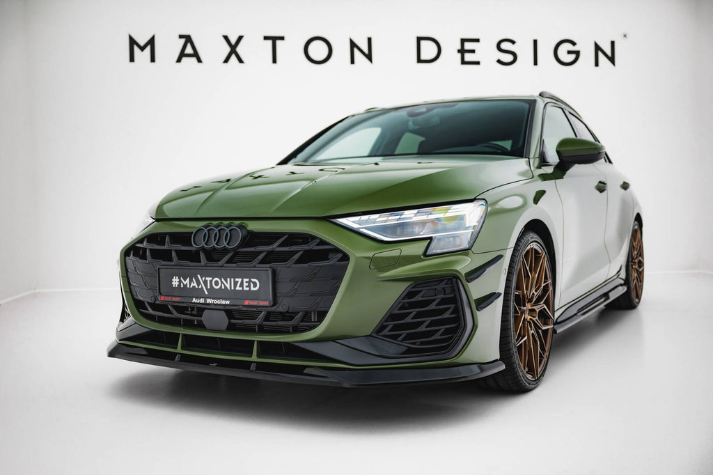 Front splitter v.1 audi s3 sportback / a3 s-line sportback  8y facelift