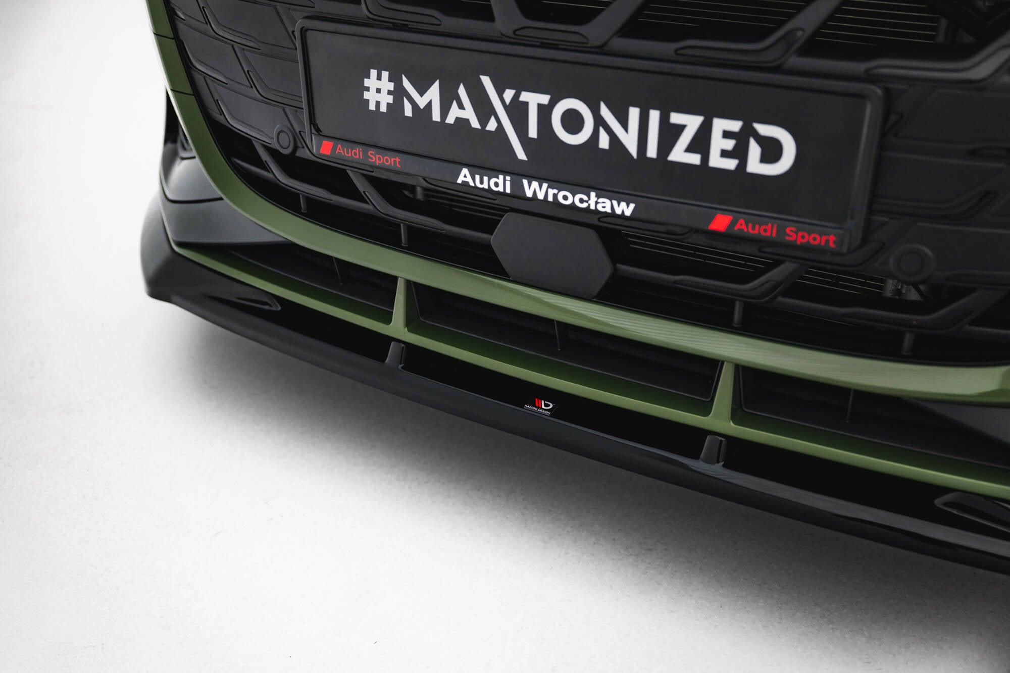 Front splitter v.1 audi s3 sportback / a3 s-line sportback  8y facelift