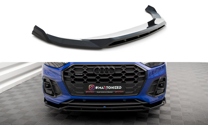 Front splitter v.1 audi sq5 / q5 s-line suv / sportback mk2 facelift