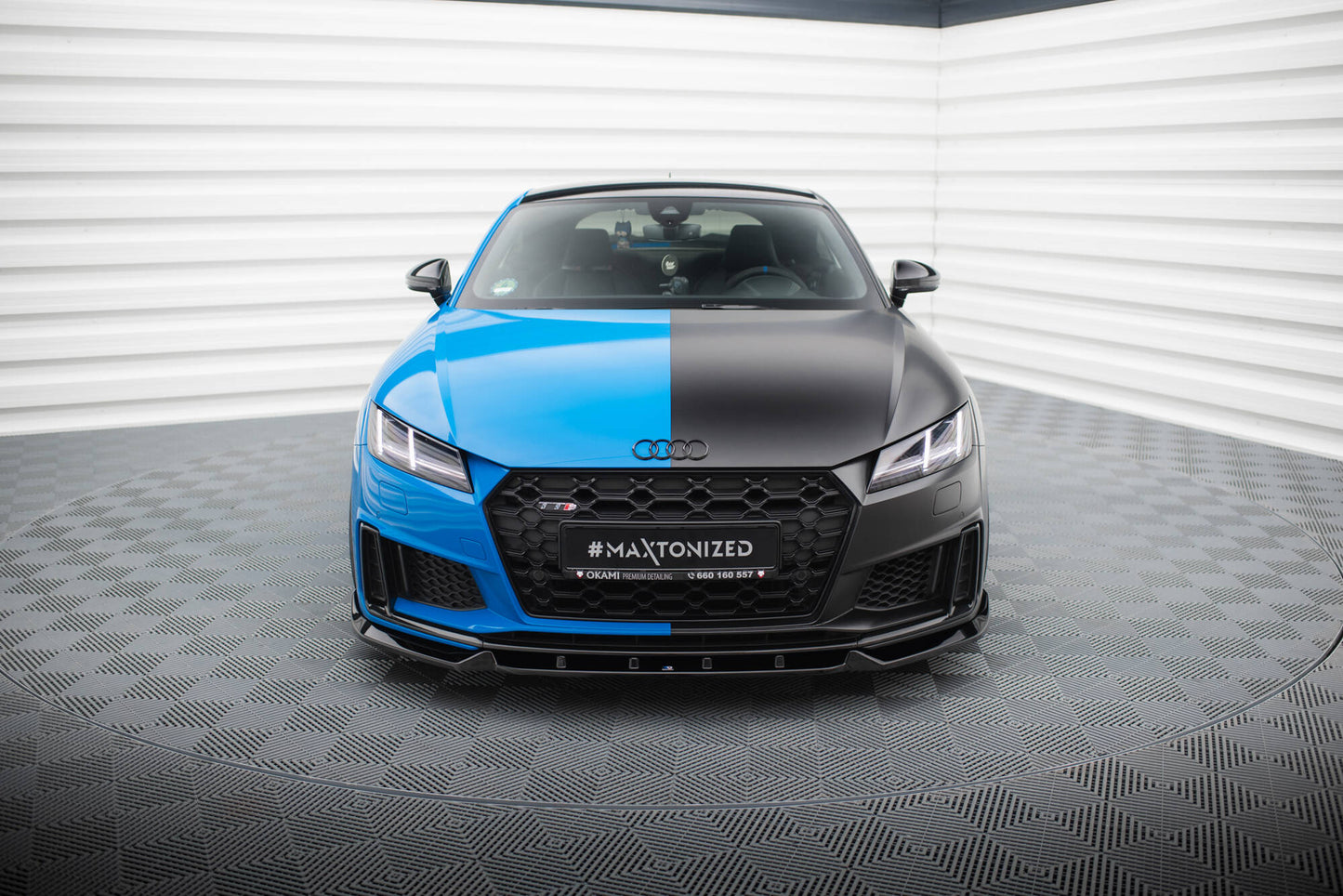 Front splitter v.1 audi tt s / tt s-line 8s facelift