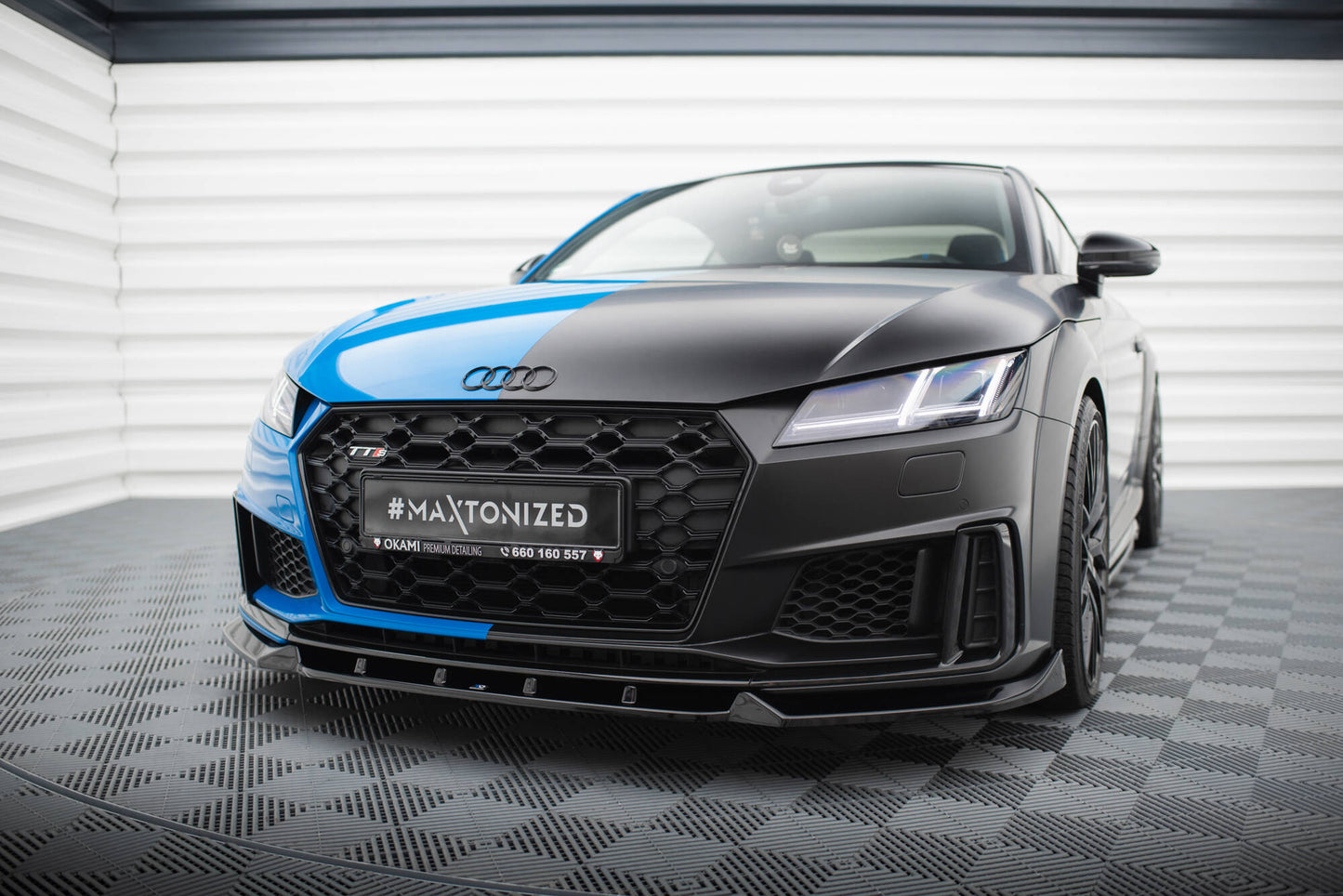 Front splitter v.1 audi tt s / tt s-line 8s facelift