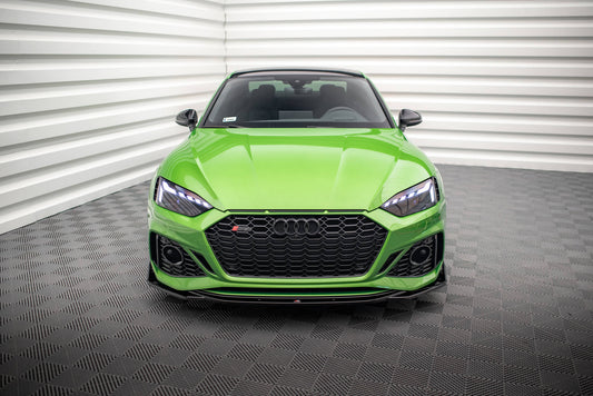 Front splitter v.1 + flaps audi rs5 f5 facelift