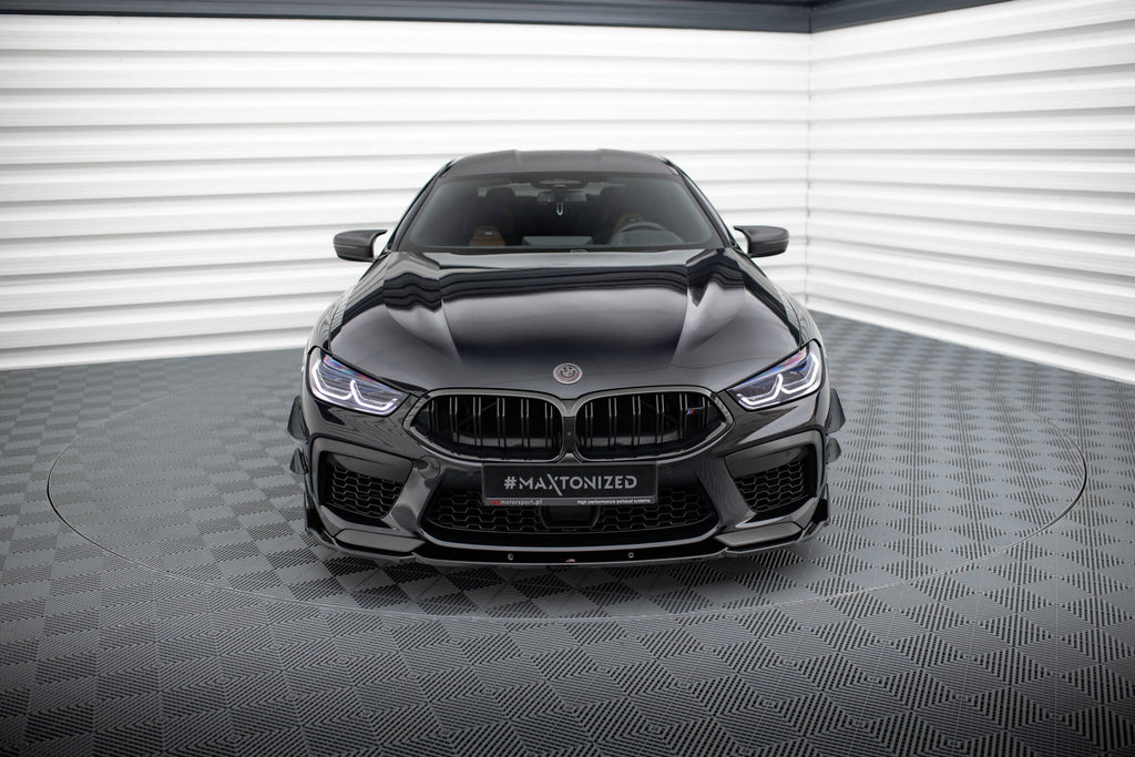 Front splitter v.1 + flaps bmw m8  gran coupe f93 / coupe f92