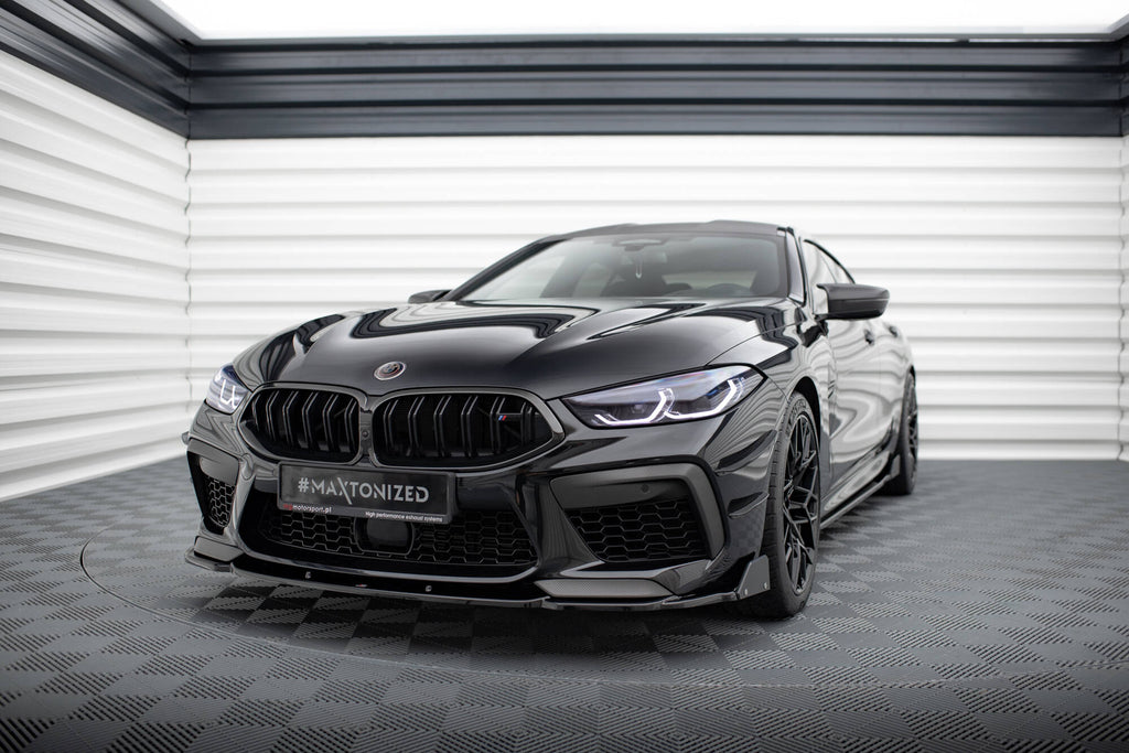Front splitter v.1 + flaps bmw m8  gran coupe f93 / coupe f92