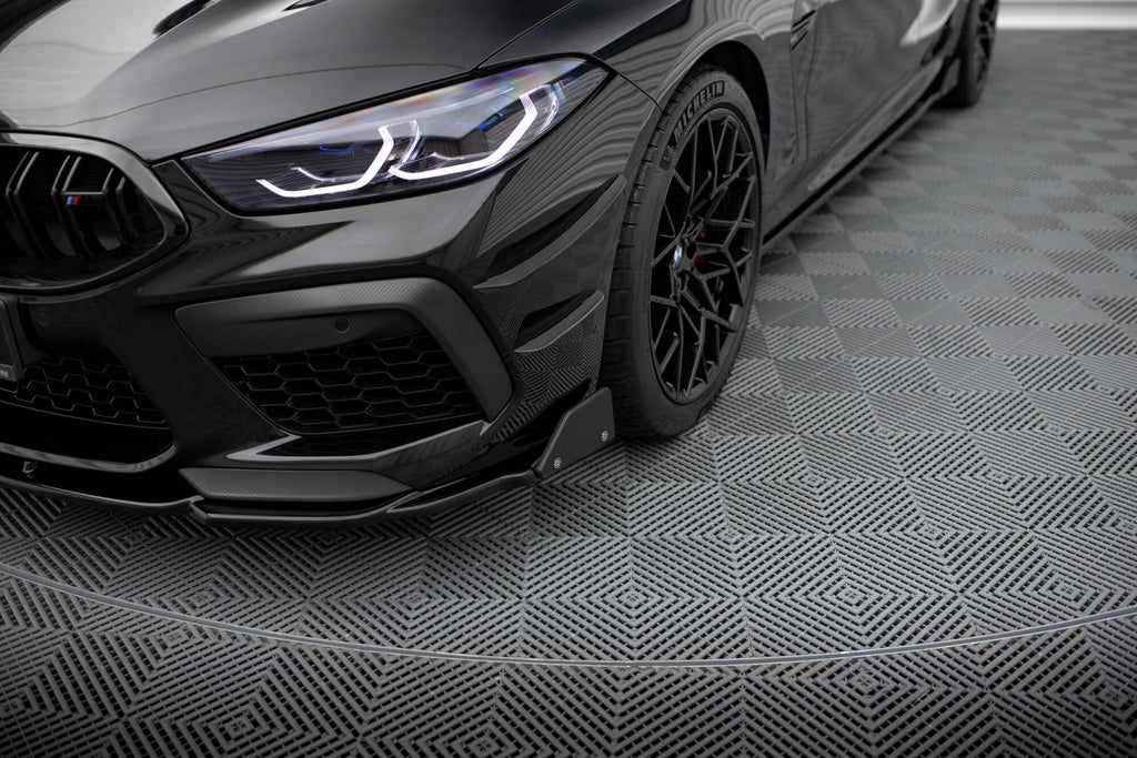 Front splitter v.1 + flaps bmw m8  gran coupe f93 / coupe f92