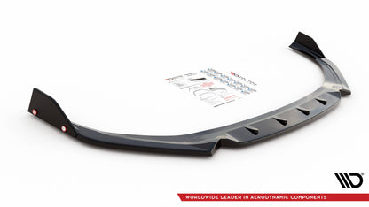 Front splitter v.1 + flaps hyundai i30 n / i30 n-line hatchback/fastback mk3 facelift