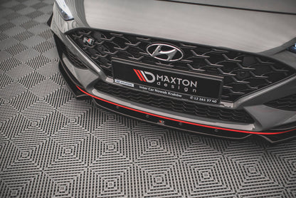 Front splitter v.1 + flaps hyundai i30 n / i30 n-line hatchback/fastback mk3 facelift