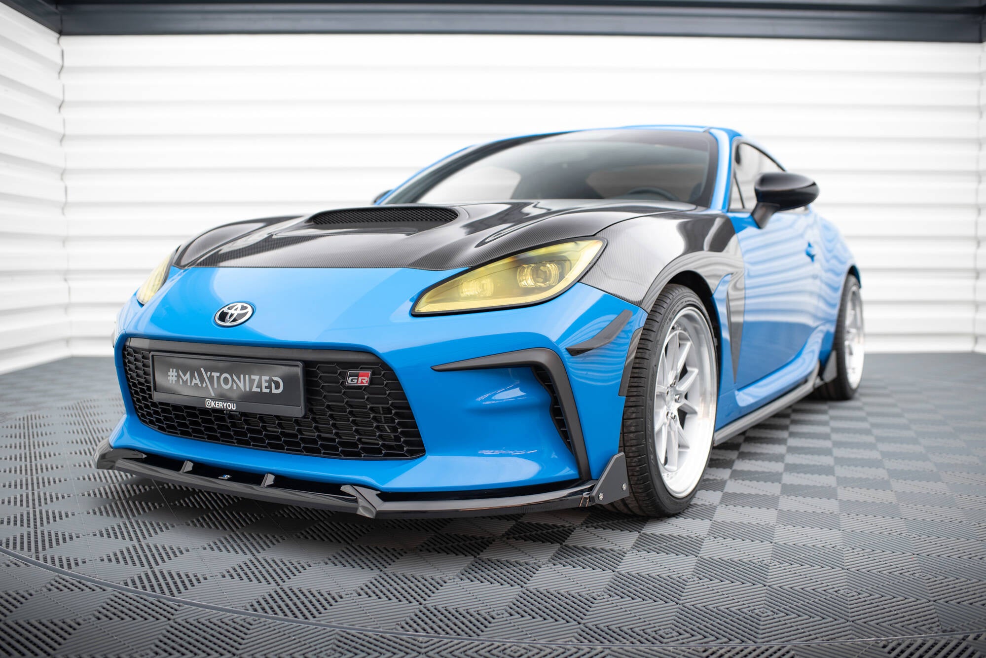 Front splitter v.1 + flaps toyota gr86 mk1