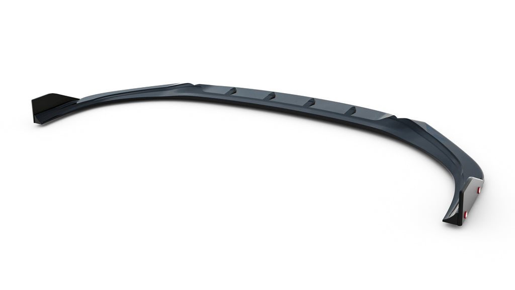 Front splitter v.1 + flaps suitable for hyundai i30 n-line wagon mk3 facelift