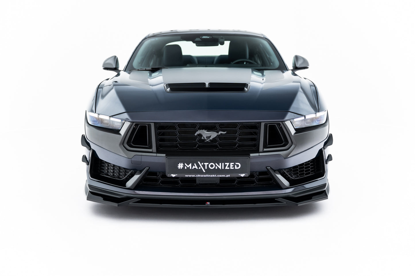 Front splitter v.1 ford mustang dark horse mk7