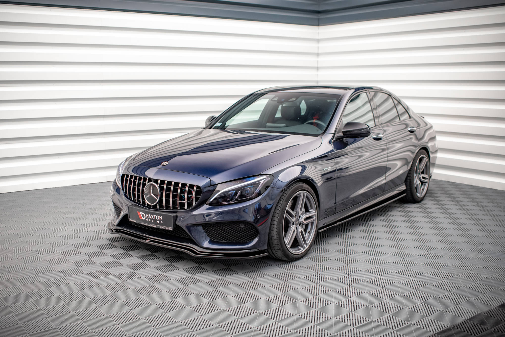 Front splitter v.1 mercedes-amg c 43 / amg-line w205