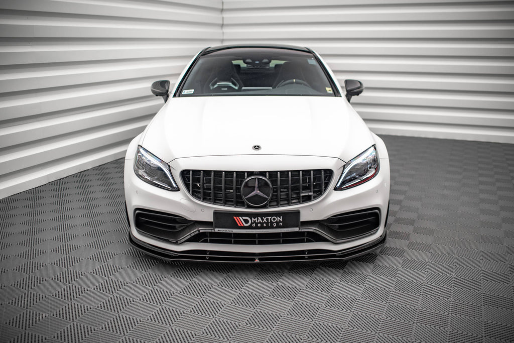 Front splitter v.1 mercedes-amg c63 coupe amg aero pack c205 facelift