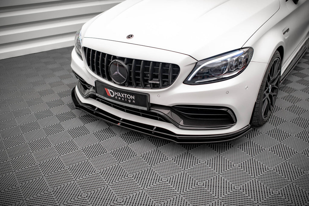 Front splitter v.1 mercedes-amg c63 coupe amg aero pack c205 facelift