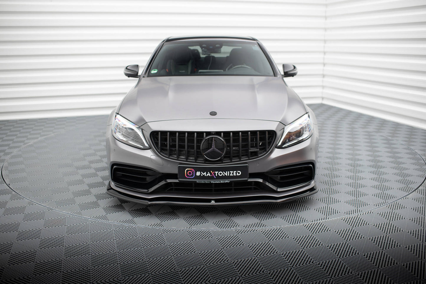 Front Splitter V.1 Mercedes-AMG C63 Derefter / Estate W205 Facelift