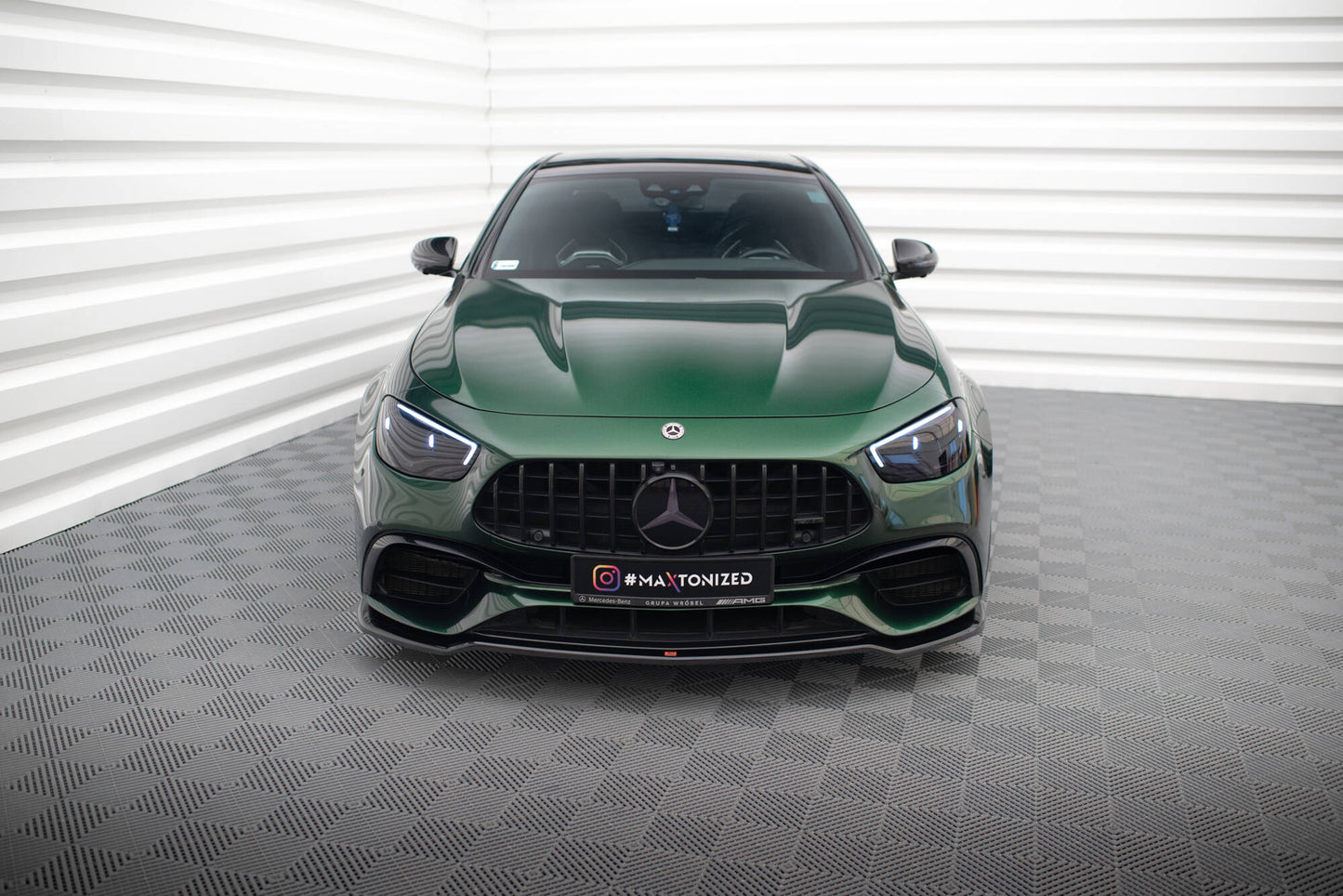 Front splitter v.1 mercedes-amg e63 w213 facelift