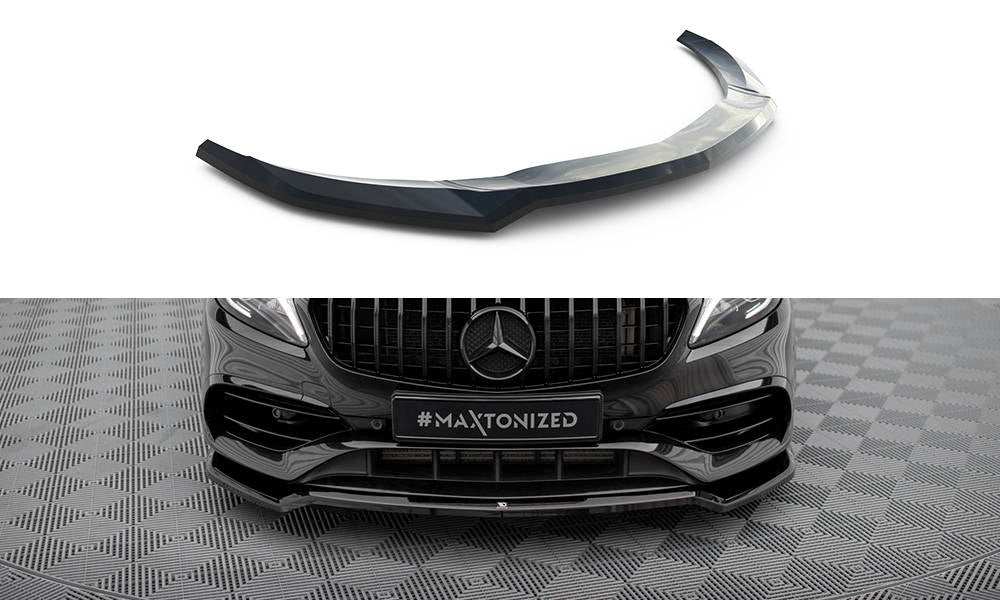 Front splitter v.1 mercedes-benz a amg-line w176 facelift