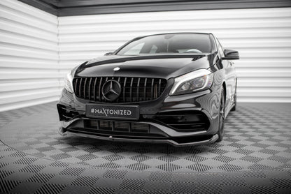 Front splitter v.1 mercedes-benz a amg-line w176 facelift