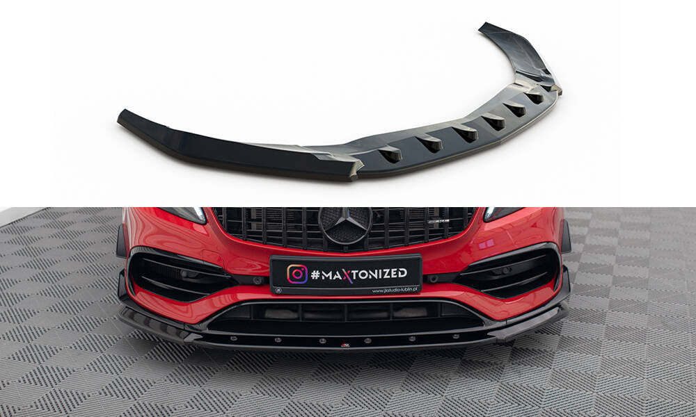 Front splitter v.1 mercedes-benz a45 aero w176 facelift