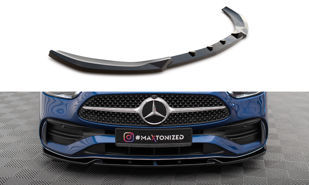 Front splitter v.1 mercedes-benz c amg-line / 43 amg w206