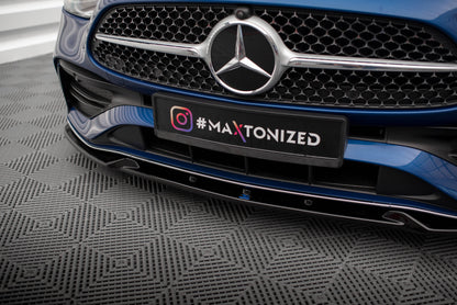 Front splitter v.1 mercedes-benz c amg-line / 43 amg w206