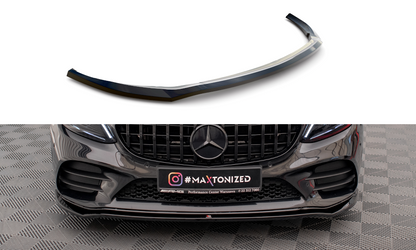 Front splitter v.1 mercedes-benz c amg line sedan / coupe / estate w205 / c205 / s205 facelift