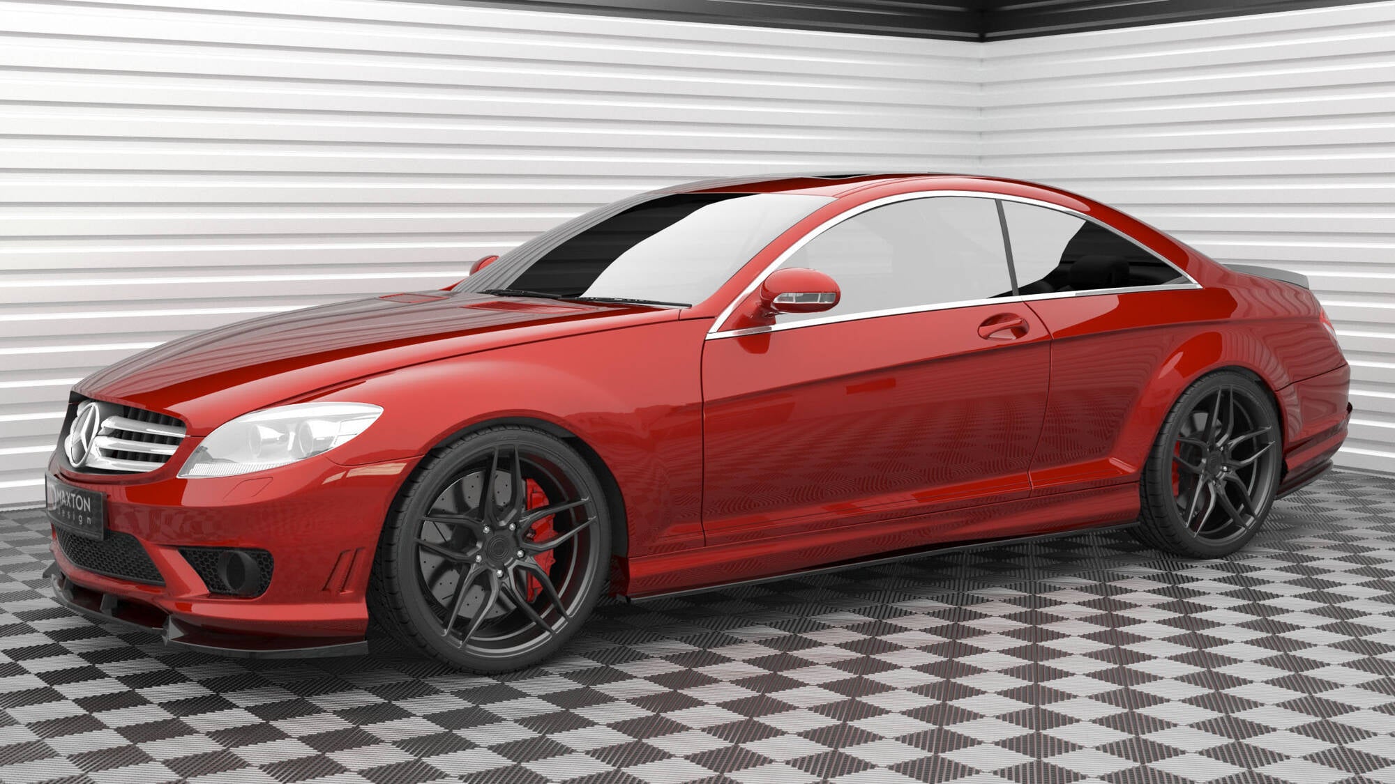 Front splitter v.1 mercedes-benz cl 63 amg c216