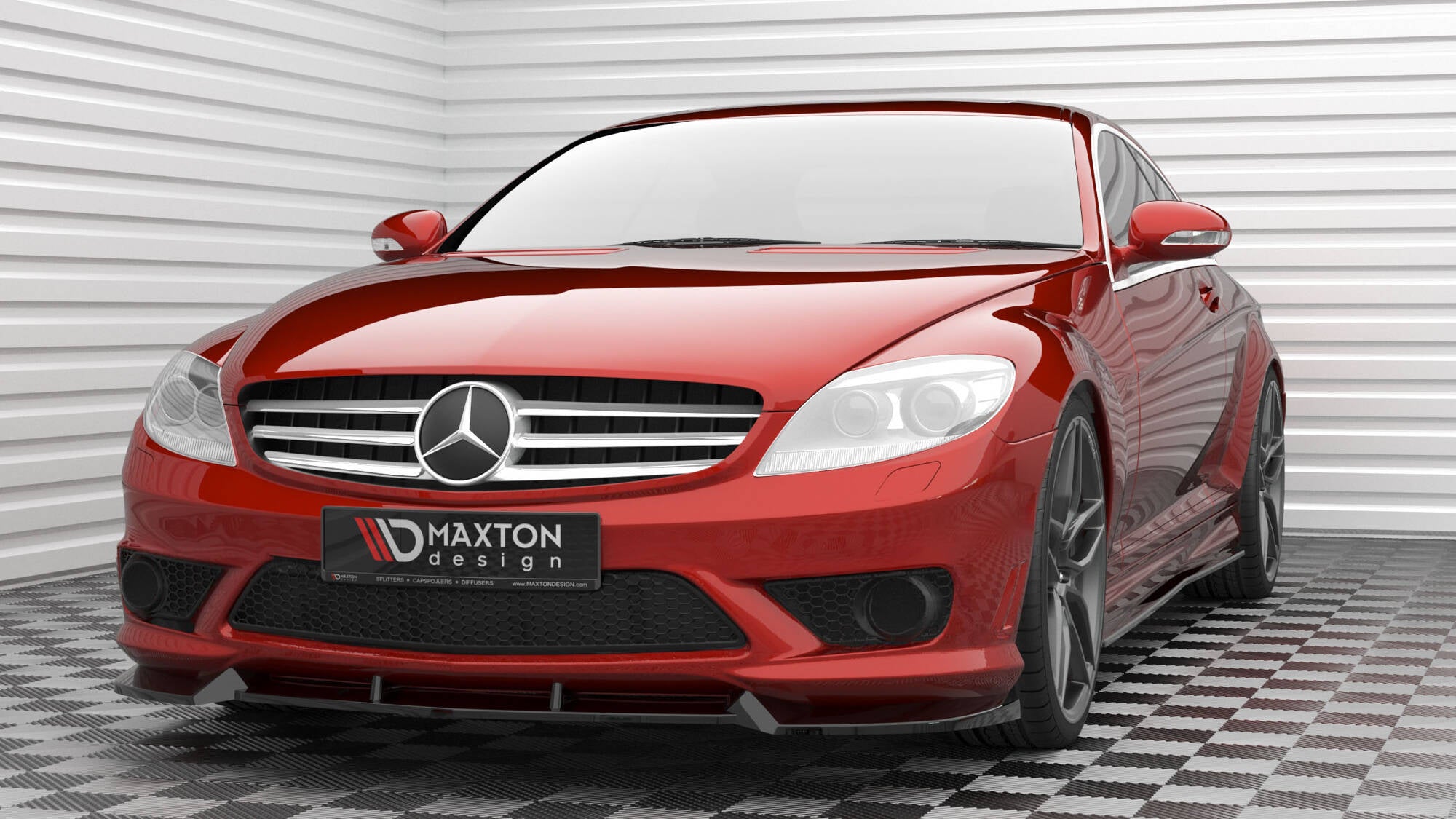 Front splitter v.1 mercedes-benz cl 63 amg c216