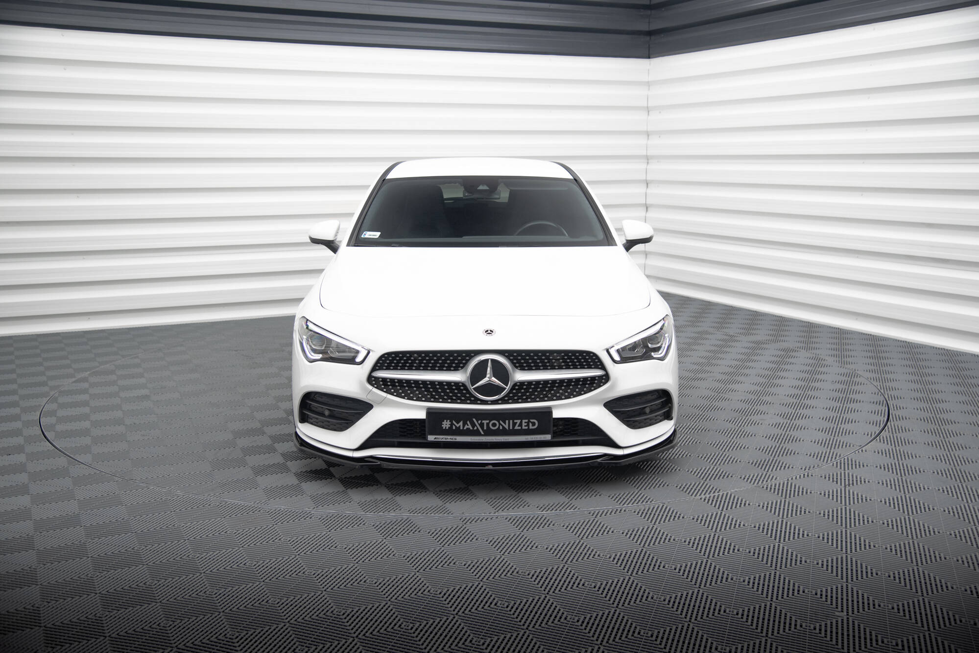 Front splitter v.1 mercedes-benz cla a35 amg / amg-line c118
