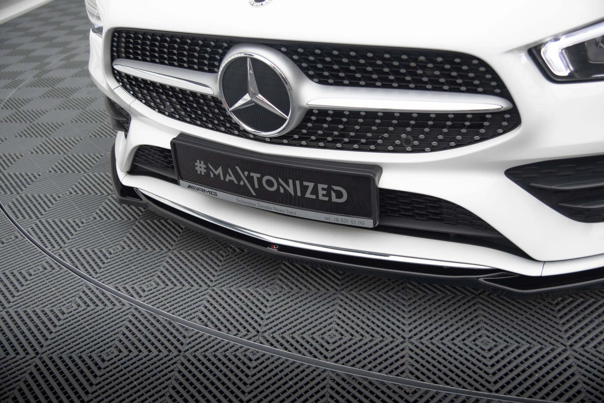 Front splitter v.1 mercedes-benz cla a35 amg / amg-line c118